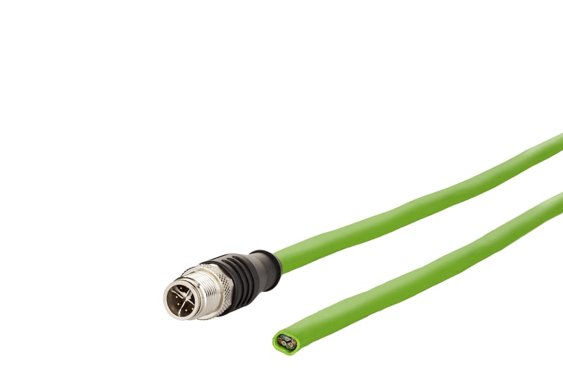 METZ CONNECT - Anschlussleitung M12 Stecker gerade
