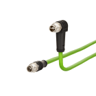 METZ CONNECT - Verbindungsleitung M12 X-kodiert, 15,0 m M12 Stecker gerade