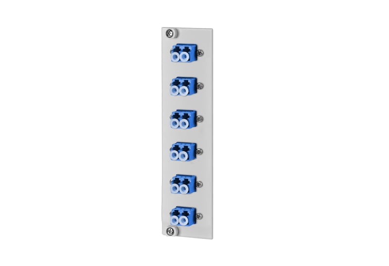 METZ CONNECT - OpDAT REGpro Front 3HE, 7TE 6xLC-D UPC OS2 (Keramik, blau)