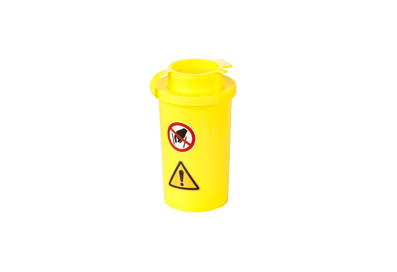 METZ CONNECT - Behälter für Faser-Reste 100 ml, gelb