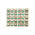 METZ CONNECT - OpDAT ST-D/SC-D Kupplung OM3 (metallisch/aqua) - 30 Stück