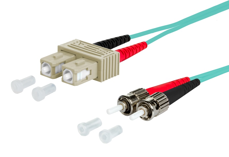 METZ CONNECT - OpDAT Patchkabel SC-D/2xST OM3, 20,0 m