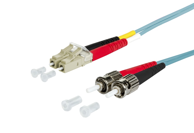 METZ CONNECT - OpDAT PK OM3 LC-D/2xST, 10,0 m