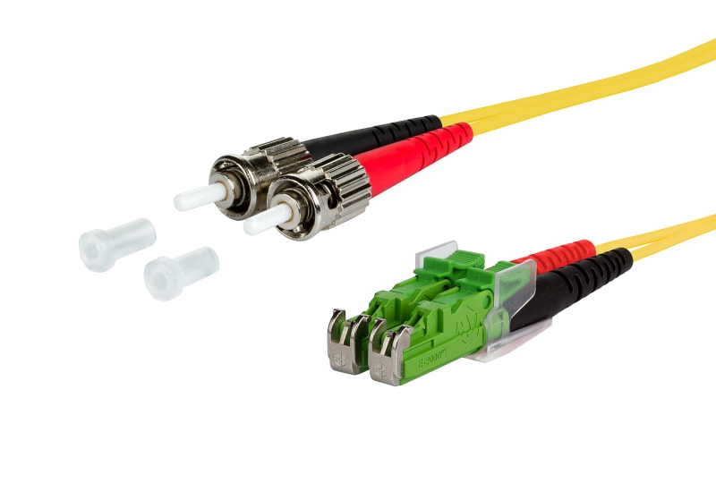METZ CONNECT - OpDAT Patchkabel 2xST/E2000-D APC OS2, 10,0 m