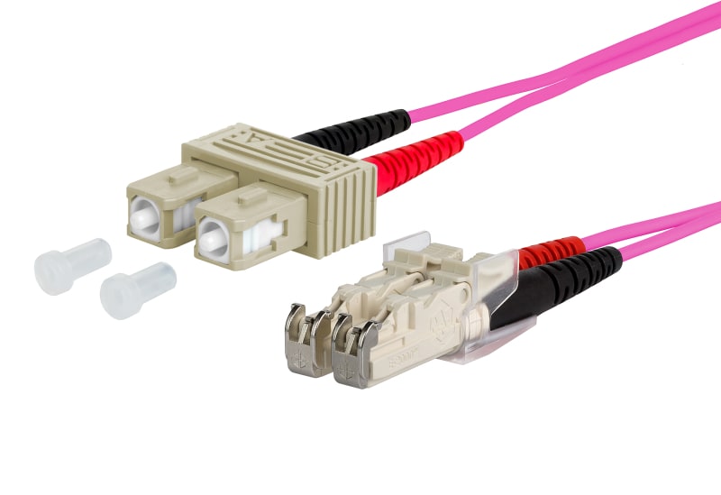 METZ CONNECT - OpDAT Patchkabel SC-D/E2000-D OM4 3,0 m