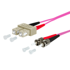 METZ CONNECT - OpDAT Patchkabel SC-D/2xST OM4 0,5 m