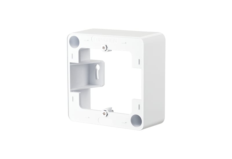 METZ CONNECT - Aufputzrahmen 85x85x43mm - 1fach verkehrsweiss RAL9016