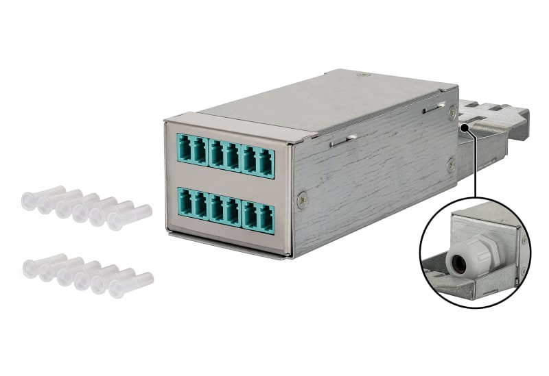 METZ CONNECT - DCCS Baugruppe OM3 6xLC-D aqua