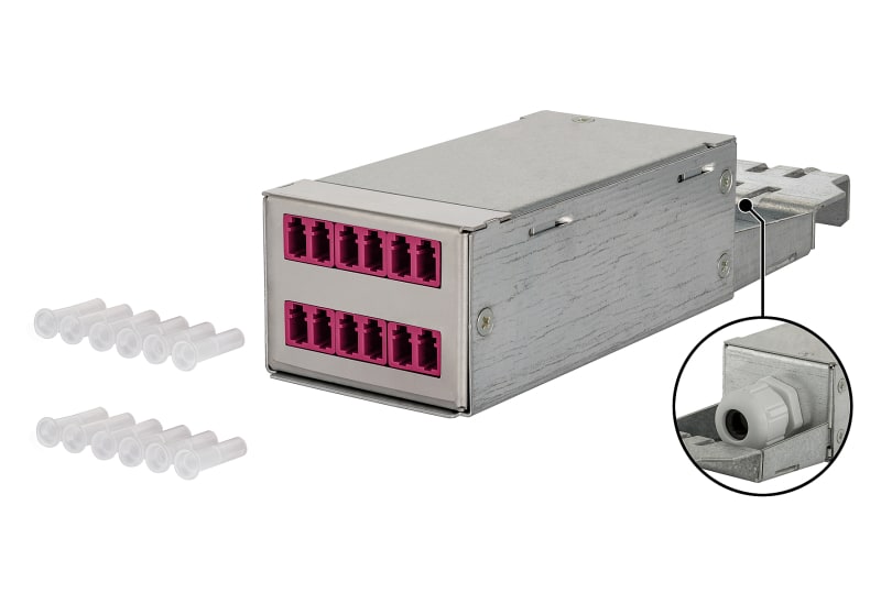 METZ CONNECT - DCCS Baugruppe OM4 6xLC-D violett