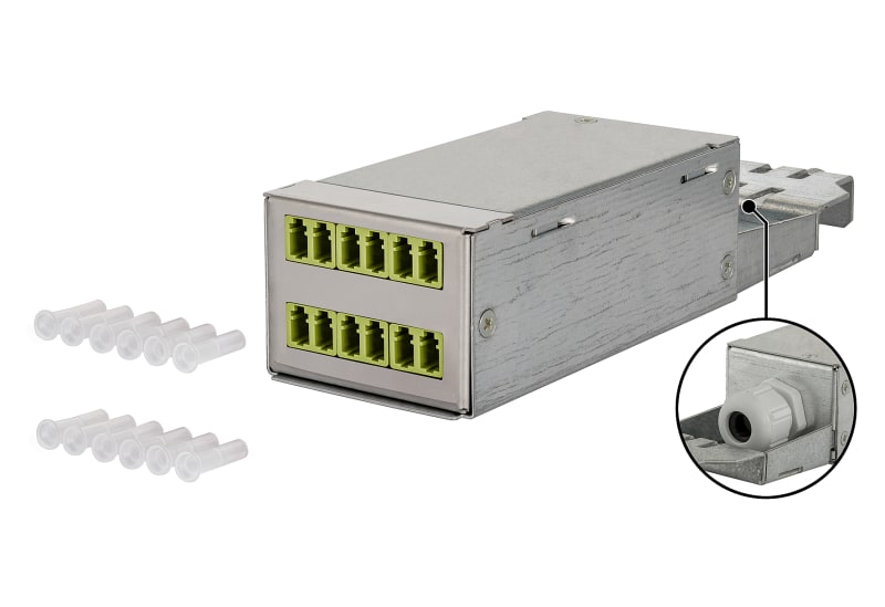 METZ CONNECT - DCCS Baugruppe OM5 6xLC-D lindgrün