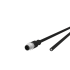 METZ CONNECT - M12 Sensorleitung A-kodiert 1m M12 Stecker ger - freies Leitungsende UTP 4-pol. PUR