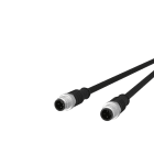 METZ CONNECT - M12 Sensorleitung A-kodiert 5m M12 Stecker ger - M12 Stecker ger UTP 4-pol. PUR
