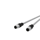 METZ CONNECT - M12 Sensorleitung A-kodiert 2m M12 Stecker ger - M12 Stecker ger UTP 4-pol. PVC