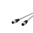 METZ CONNECT - M12 Sensorleitung A-kodiert 1m M12 Stecker ger - M12 Stecker ger UTP 8-pol. PVC