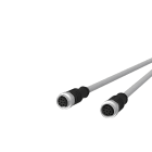 METZ CONNECT - M12 Sensorleitung A-kodiert 1m M12 Buchse ger - M12 Buchse ger UTP 8-pol. PVC