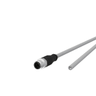 METZ CONNECT - M12 Sensorleitung A-kodiert 5m M12 Stecker ger - freies Leitungsende STP 4-pol. PVC-C
