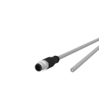 METZ CONNECT - M12 Sensorleitung A-kodiert 1m M12 Stecker ger - freies Leitungsende STP 8-pol. PVC-C