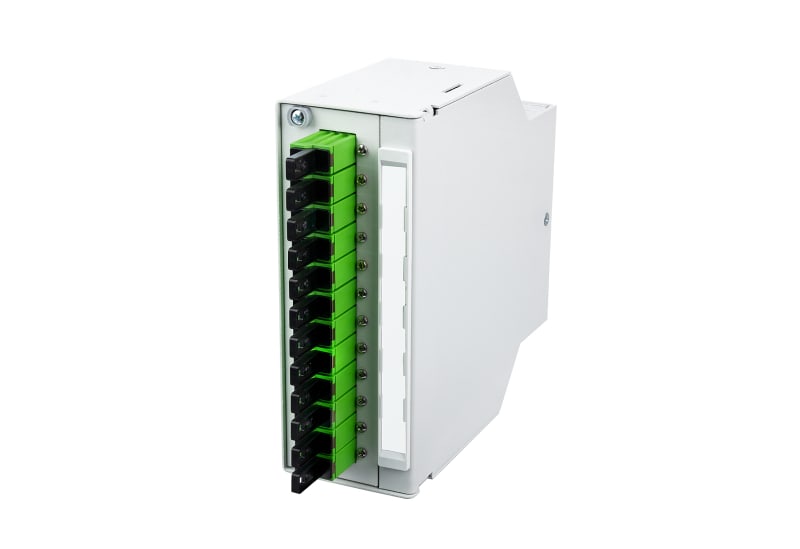 METZ CONNECT - OpDAT REGpro VIK 12xE2000-S APC (grün) OS2 lichtgrau RAL 7035