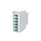 METZ CONNECT - OpDAT REGpro VIK 6xLC-D (aqua) OM3 lichtgrau RAL 7035