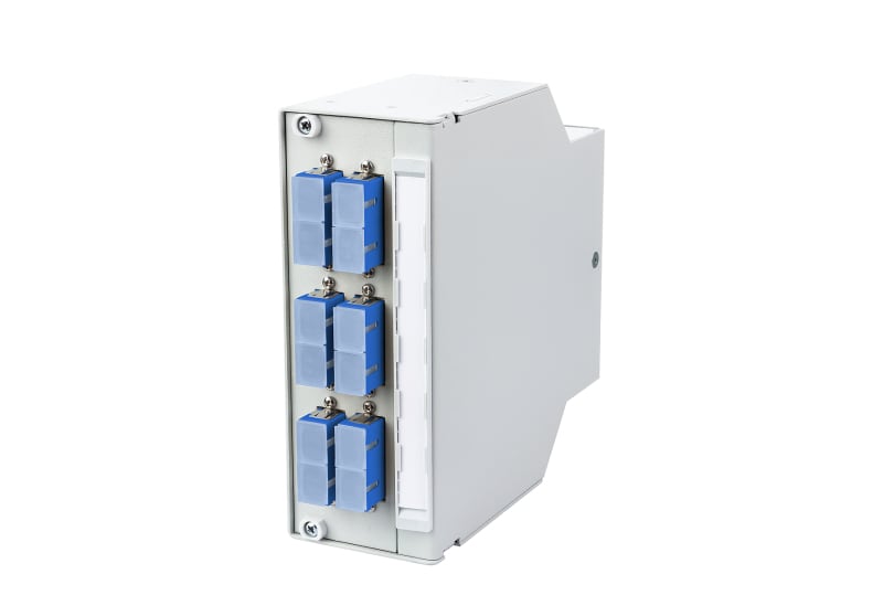 METZ CONNECT - OpDAT REGpro VIK 6xSC-D (blau) OS2 lichtgrau RAL 7035