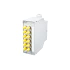 METZ CONNECT - OpDAT REGpro splice12xST-S (metall) OM4 lichtgrau RAL 7035