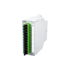 METZ CONNECT - OpDAT REGpro splice12xE2000-S APC (grün) OS2 lichtgrau RAL 7035