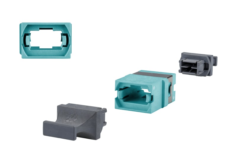 METZ CONNECT - OpDAT MTP® Kupplung OM3 TypA aqua