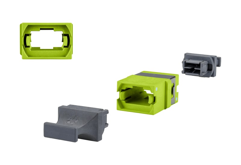 METZ CONNECT - OpDAT MTP® Kupplung OM5 TypA lindgrün