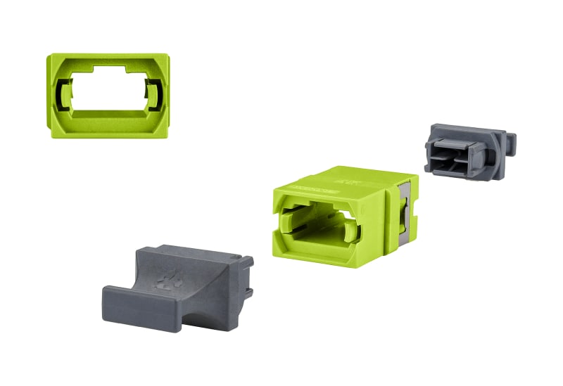 METZ CONNECT - OpDAT MTP® Kupplung OM5 TypB lindgrün