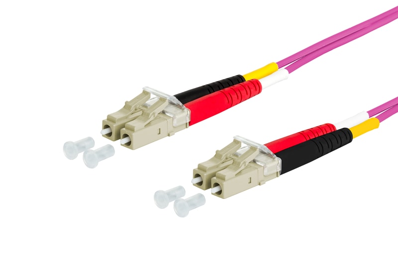 METZ CONNECT - OpDAT Patchkabel LC-D/LC-D OM4 34m