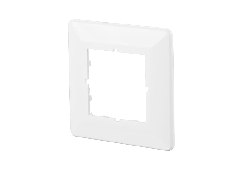 METZ CONNECT - Abdeckplatte 80x80mm verkehrsweiss RAL9016 E-DAT C6