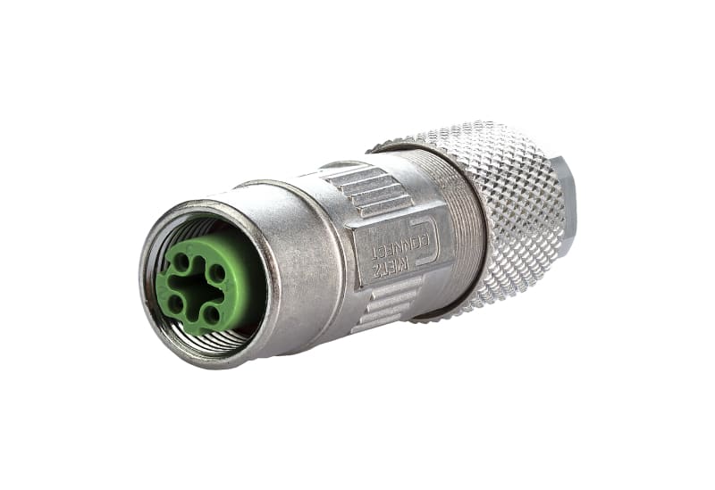 METZ CONNECT - M12 Buchse D-kodiert IP67 feldkonfektionierbar