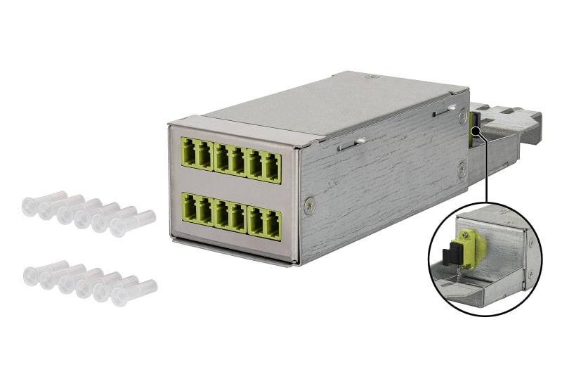 METZ CONNECT - DCCS Baugruppe OM5 6xLC-Duplex/1xMTP-M, Typ B