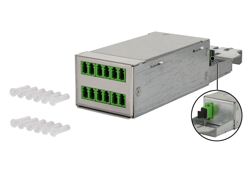 METZ CONNECT - DCCS Baugruppe OS2 6xLC-Duplex APC/1xMTP-M, Typ B