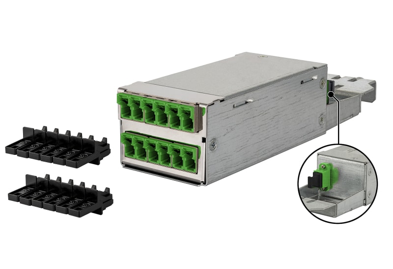METZ CONNECT - DCCS Baugruppe OS2 6xE2000-Duplex APC/1xMTP-M, Typ B