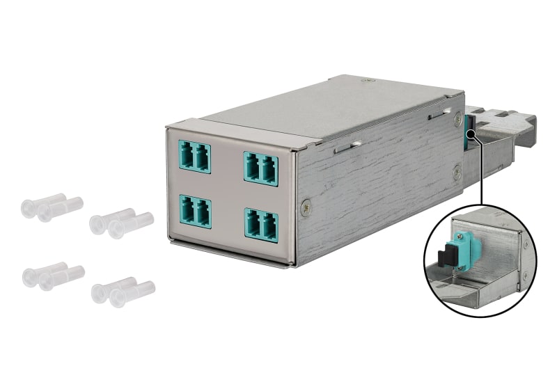 METZ CONNECT - DCCS Baugruppe OM3 4xLC-Duplex/1xMTP-M, Typ B