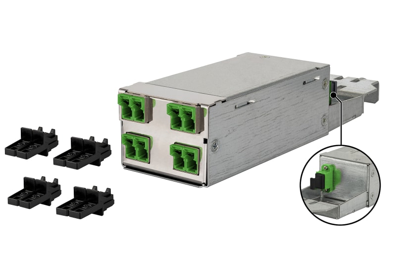 METZ CONNECT - DCCS Baugruppe OS2 4xE2000-Duplex APC/1xMTP-M, Typ B