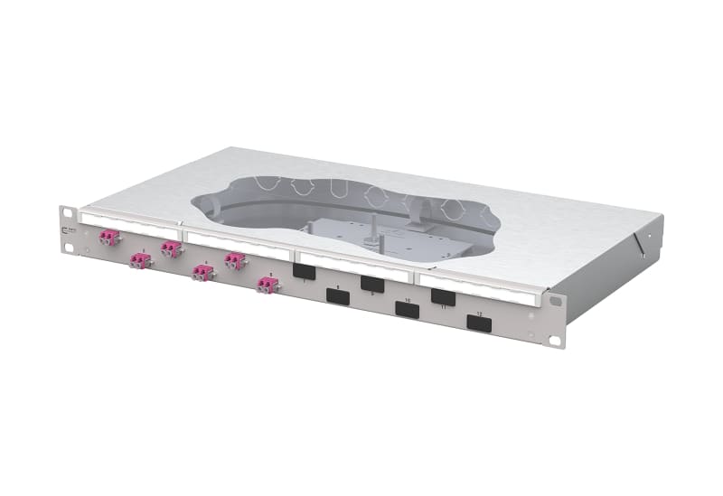 METZ CONNECT - OpDAT fix2 Patchfeld splice 6xLC-D OM4
