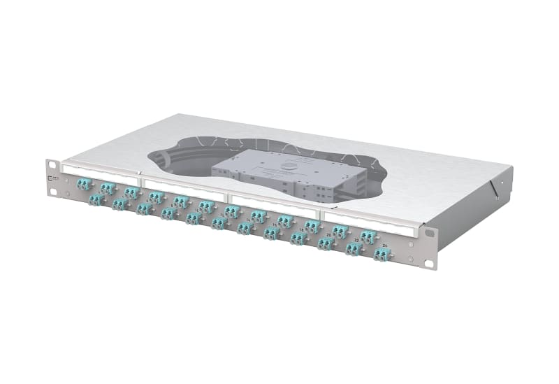 METZ CONNECT - OpDAT fix2 Patchfeld splice 24xLC-D OM3