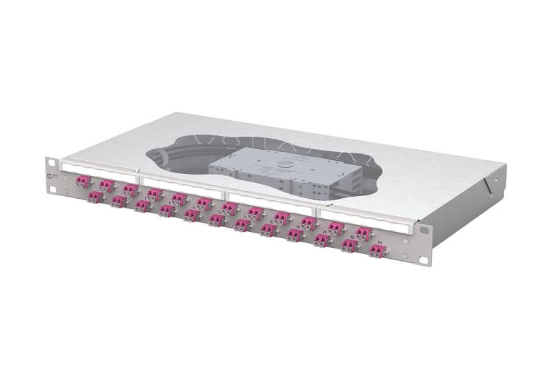 METZ CONNECT - OpDAT fix2 Patchfeld splice 24xLC-D OM4