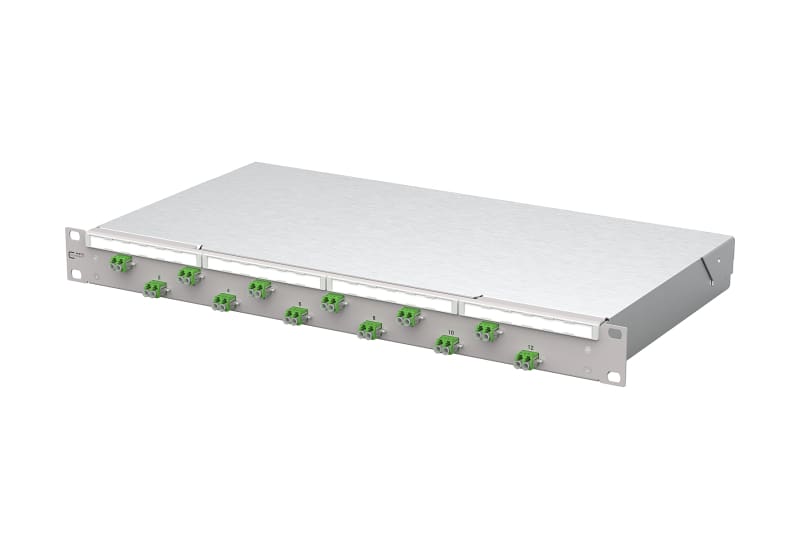 METZ CONNECT - OpDAT fix2 Patchfeld VIK 12xLC-D APC OS2