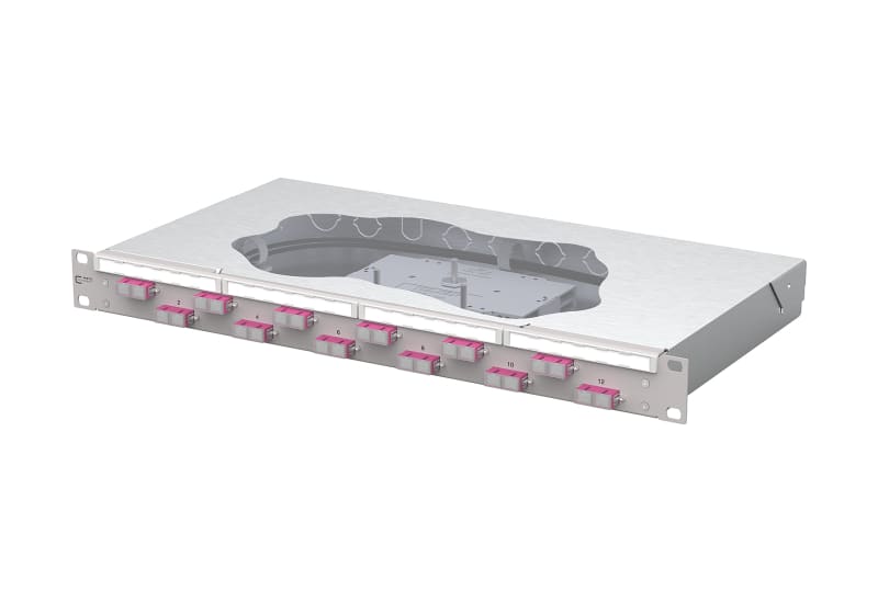 METZ CONNECT - OpDAT fix2 Patchfeld splice 12xSC-D OM4