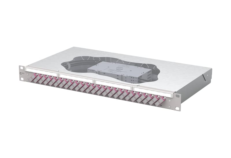 METZ CONNECT - OpDAT fix2 Patchfeld splice 24xSC-D OM4