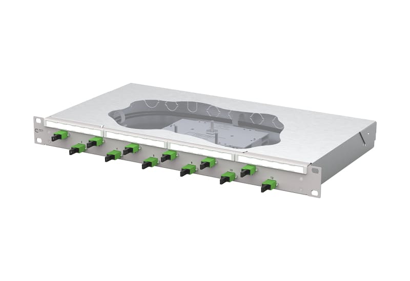 METZ CONNECT - OpDAT fix2 Patchfeld splice 12xE2000-S APC OS2