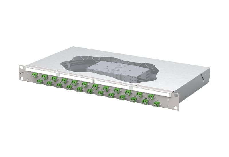 METZ CONNECT - OpDAT fix2 Patchfeld splice 24xLC-D APC OS2