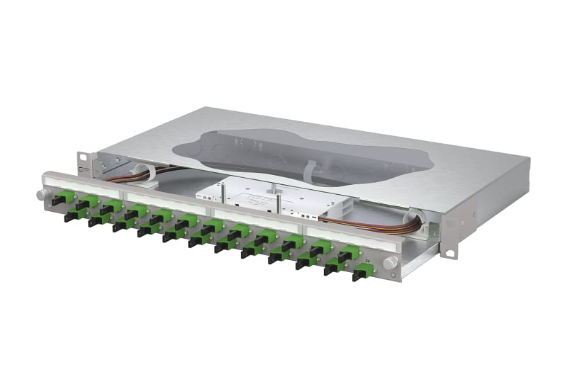 METZ CONNECT - OpDAT slide2 Patchfeld splice 24xE2000-S APC OS2