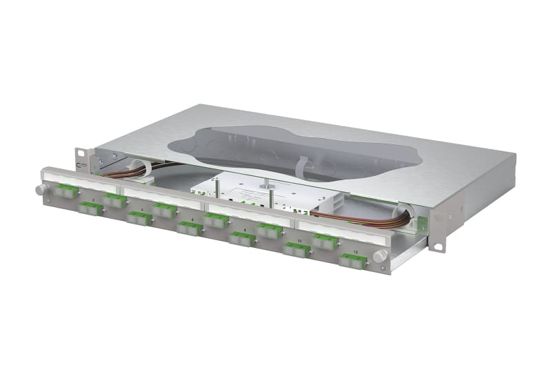 METZ CONNECT - OpDAT slide2 Patchfeld splice 12xSC-D APC OS2