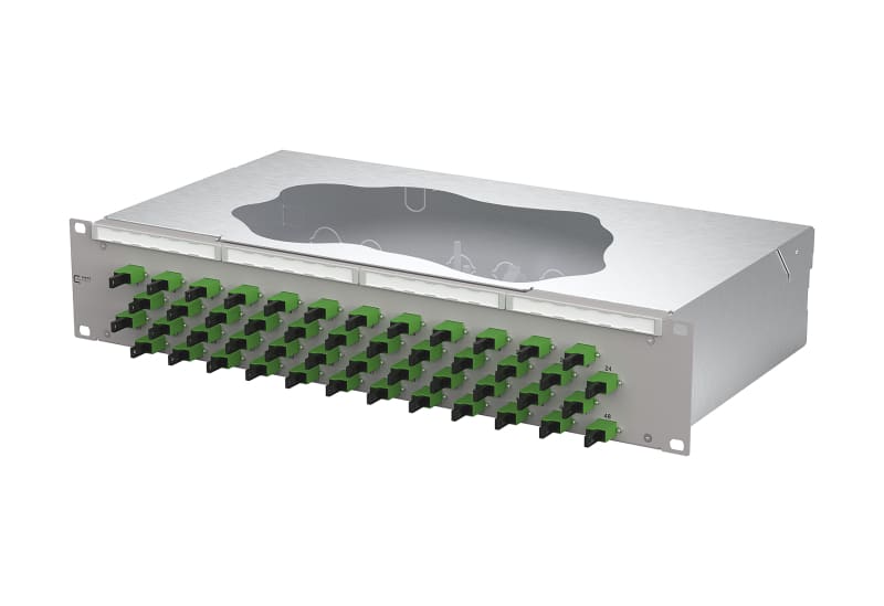 METZ CONNECT - OpDAT fix2 Patchfeld splice 48xE2000-S APC OS2