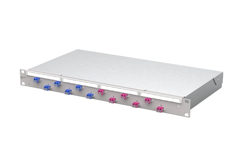 METZ CONNECT - OpDAT fix2 Patchfeld VIK 12xLC-D OS2/OM4