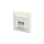 METZ CONNECT - E-DAT C6A IDC 2 Port UP reinweiß